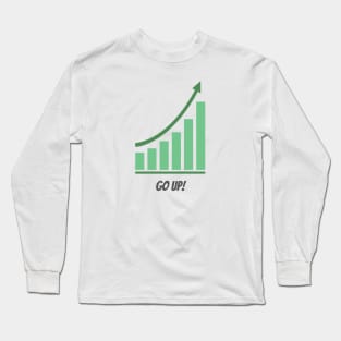 Statistics-Go up! Long Sleeve T-Shirt